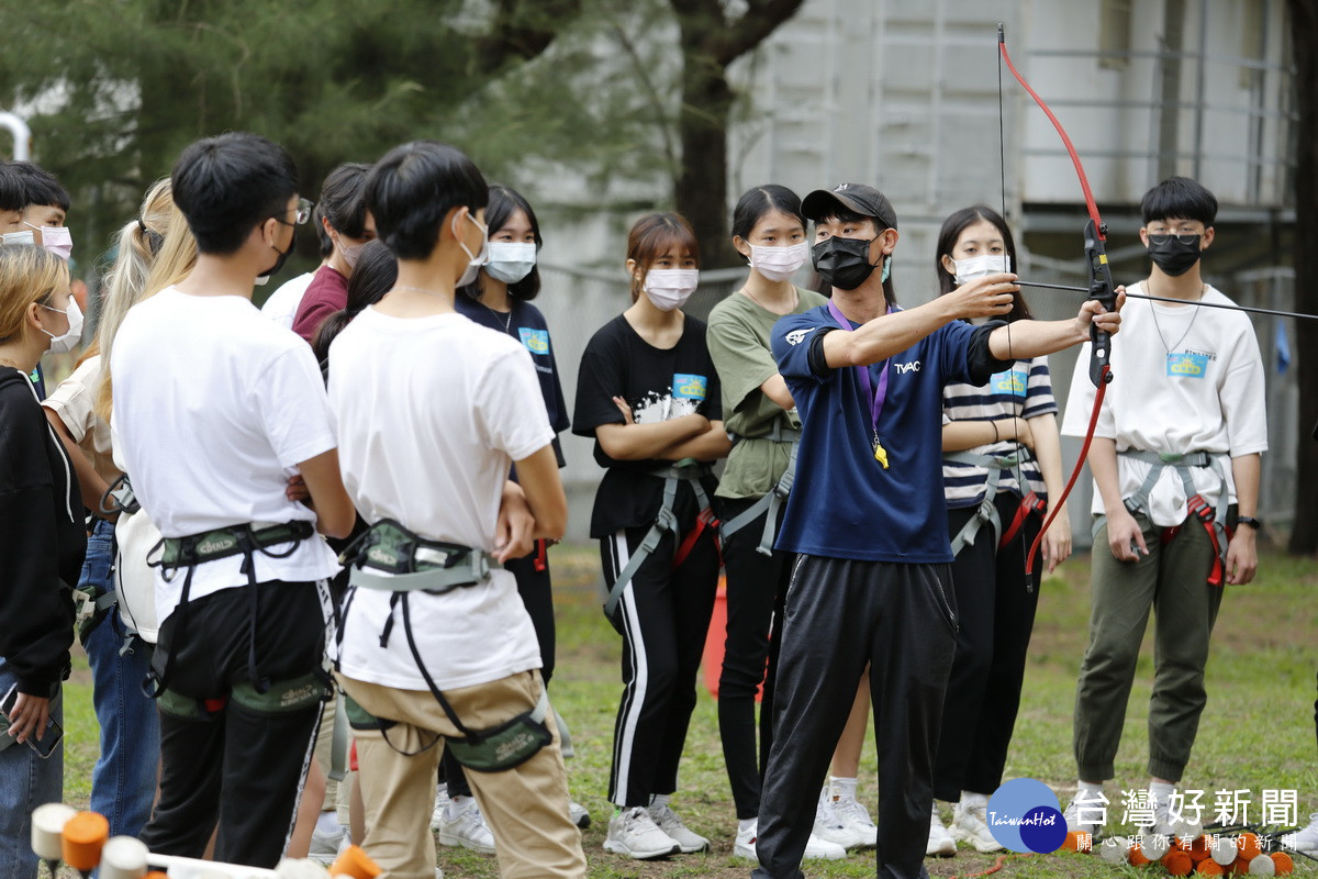 桃園青年體驗學習園區中的CS安全弓箭。