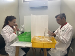 嘉義縣環保局成立聞臭師團隊，以最接近民眾感官來判斷異味／陳致愷翻攝