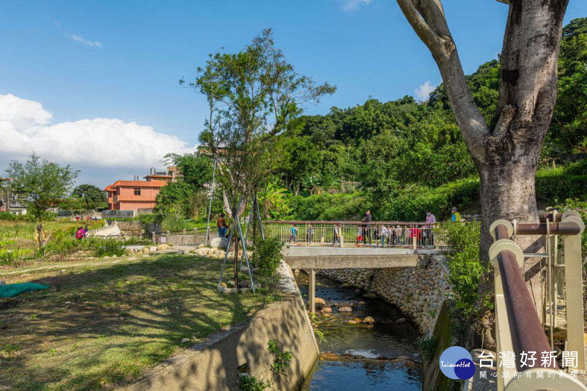 街口溪生態水岸步道工程改善河岸環境