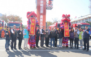 苗縣消防局汰舊新購消防車　提升災害搶救能力