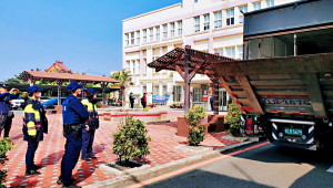 1218公投倒數2天，北港警加強護安勤務/北港警分局提供