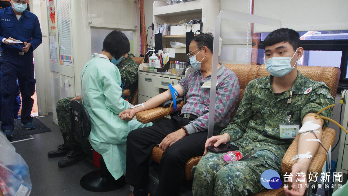 益華獅子會與空軍第四戰術戰鬥機聯隊共同舉辦「愛心捐血活動」／益華獅子會提供