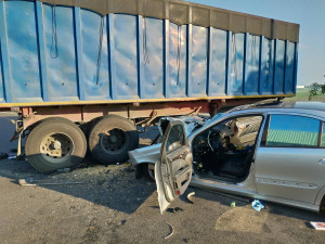 雲林二崙鄉驚傳死亡車禍，造成1死2傷慘劇/李光揚