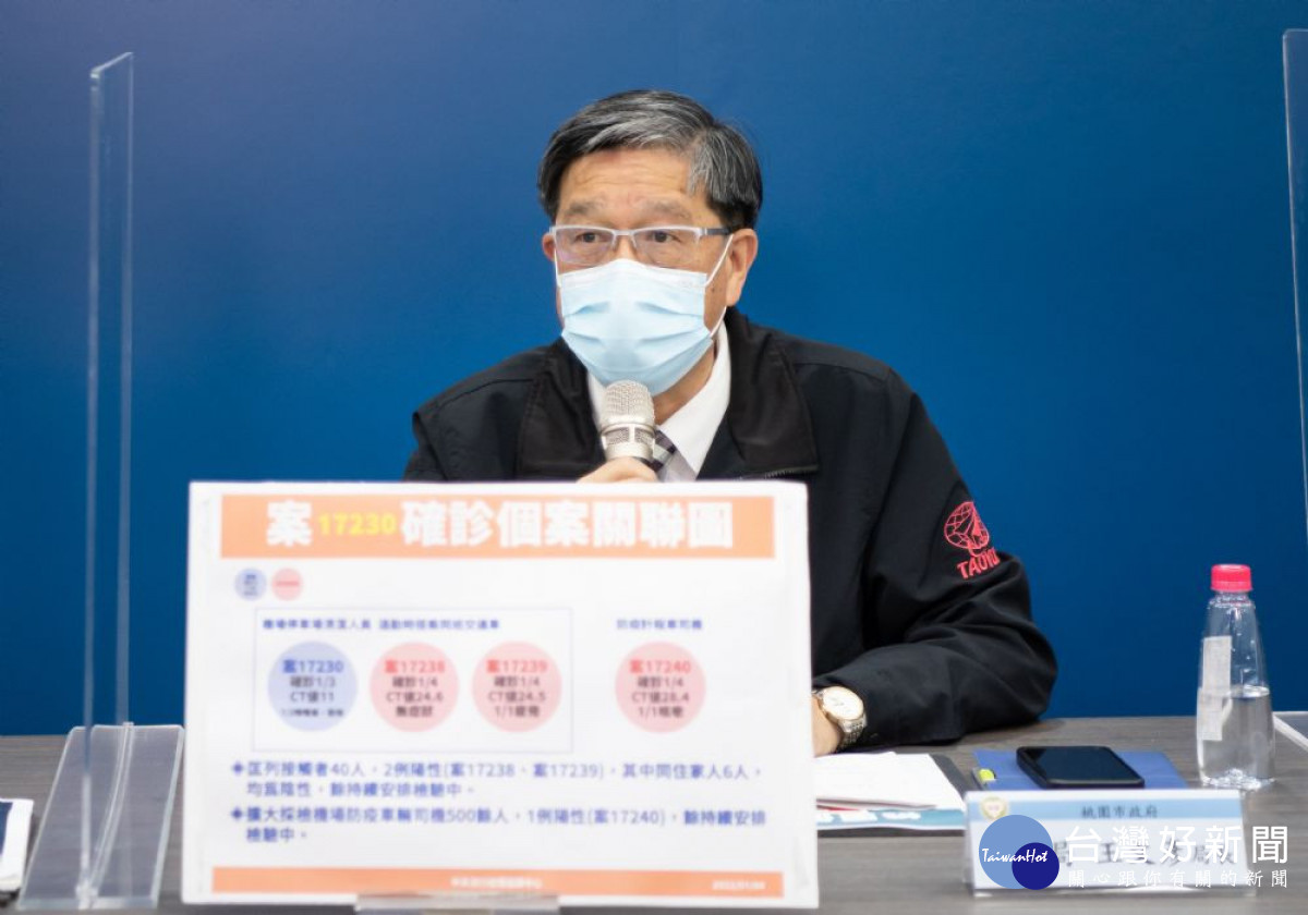 衛生局長王文彥呼籲持續落實佩戴口罩、勤洗手、維持社交距離等防疫措施