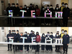 嘉義大學STEAM-USR計畫團隊前往嘉義縣水上鄉忠和國中進行跨領域STEAM實作課程／嘉大提供