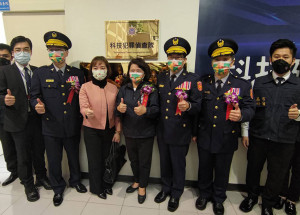 嘉義市警局分局科偵小隊正式成軍揭牌／陳致愷攝影