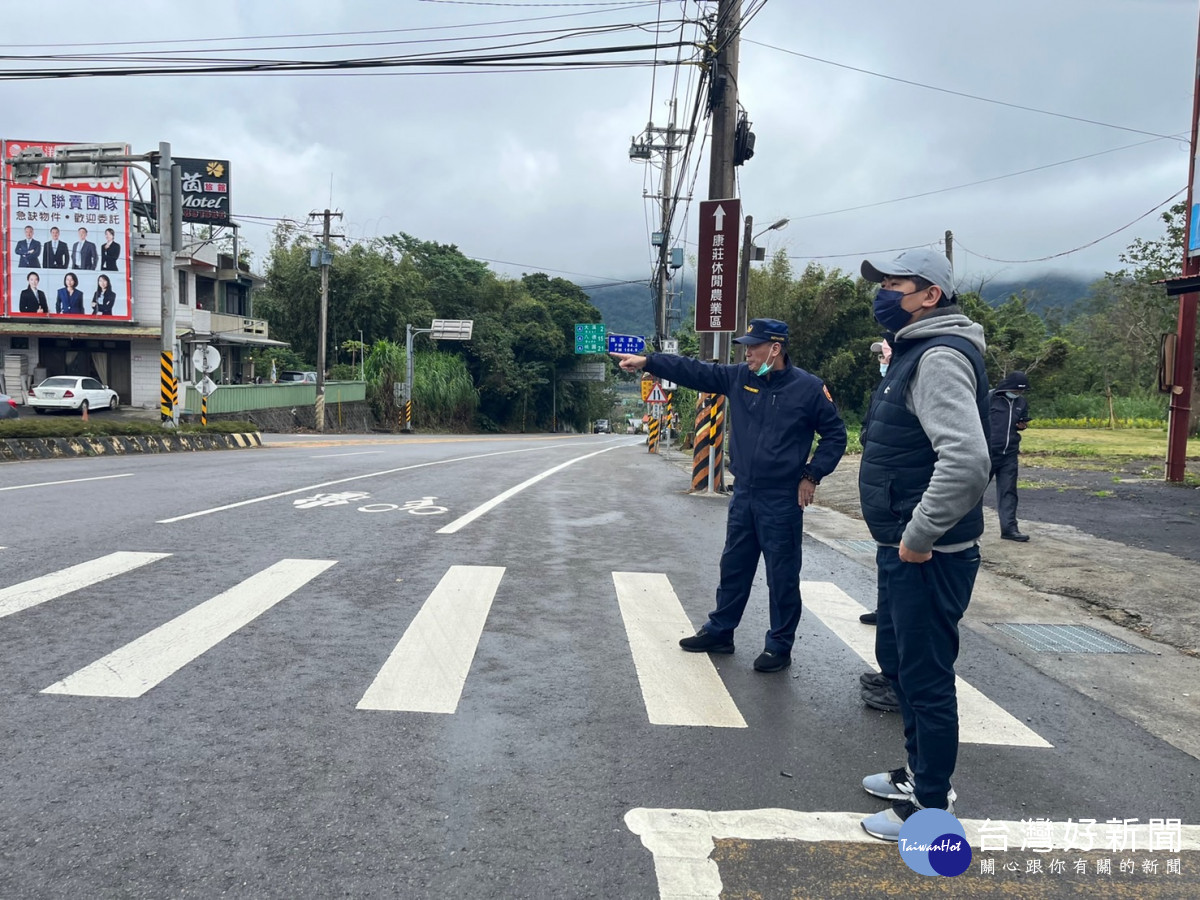 龍潭警察分局邀集轄區遊樂區業者，鄰近警政等相關單位進行道路交通疏運會勘