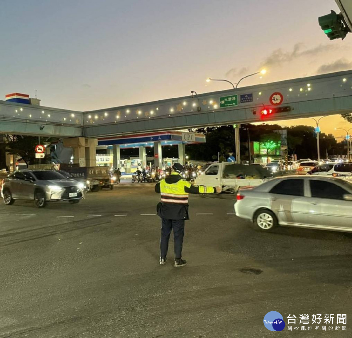 八德警分局會同各單位辦理交通改善會勘,改善春節期間交通與應因疏運之措施
