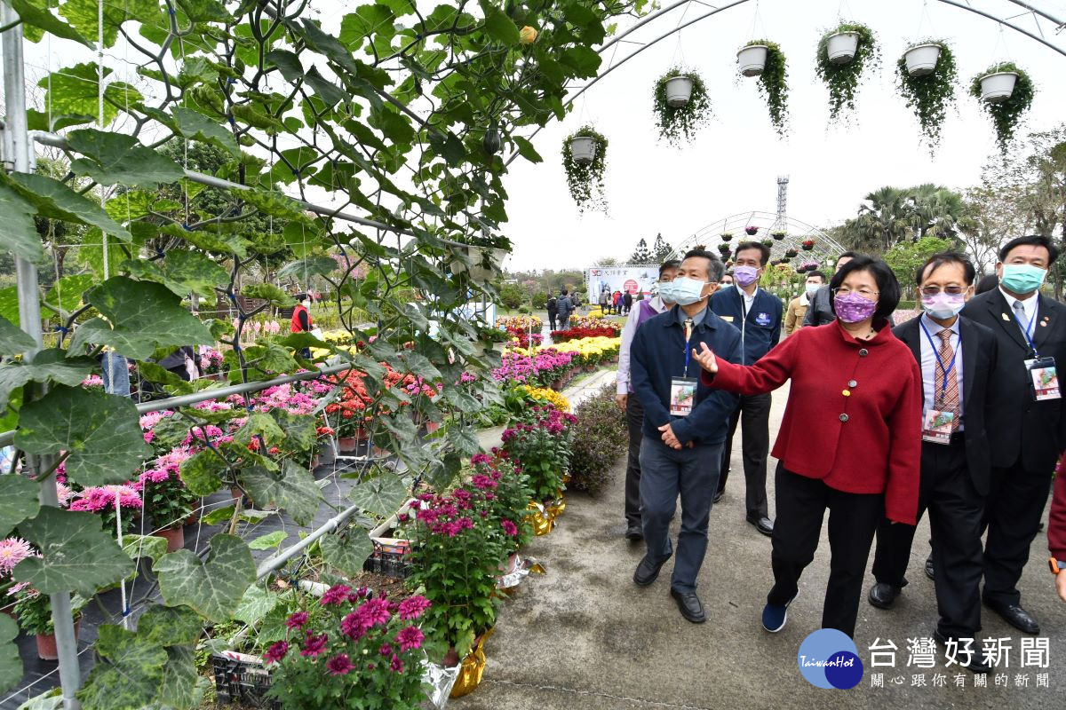 2022花在彰化，溪洲公園「瓜果園區」。圖／彰化縣政府提供