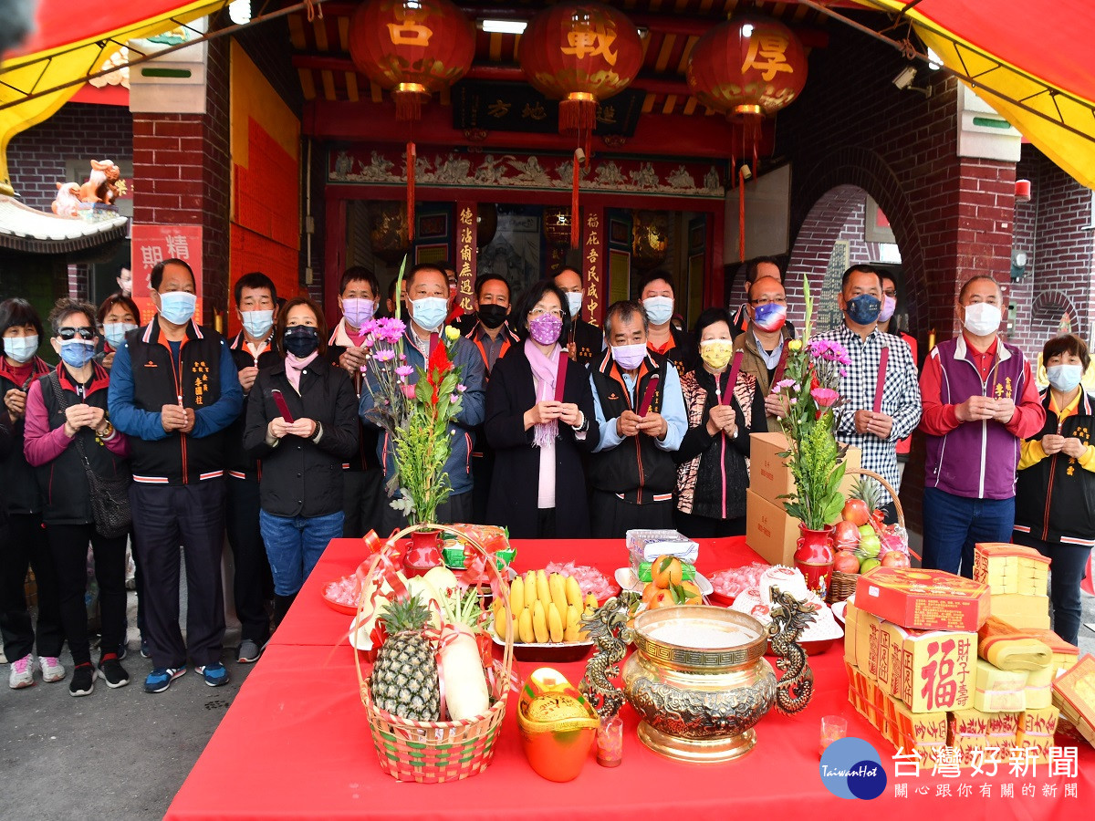 改善瓶頸路段及淹水問題 花壇鄉厚載宮旁道路拓寬工程竣工