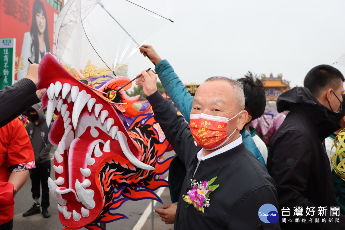 苗栗(火旁)龍活動展開　祥龍開光點睛庇佑客庄