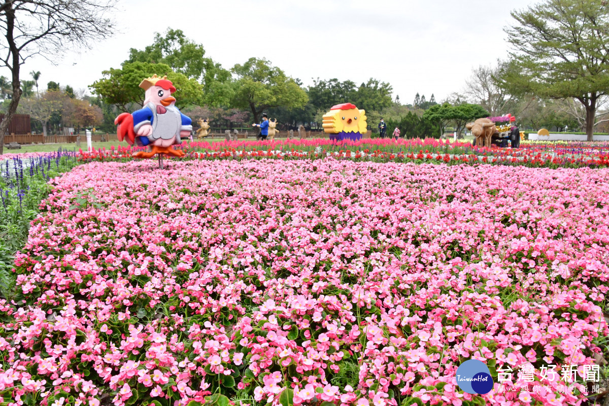 2022花在彰化在溪洲公園，把握最後三天。圖彰化縣政府提供