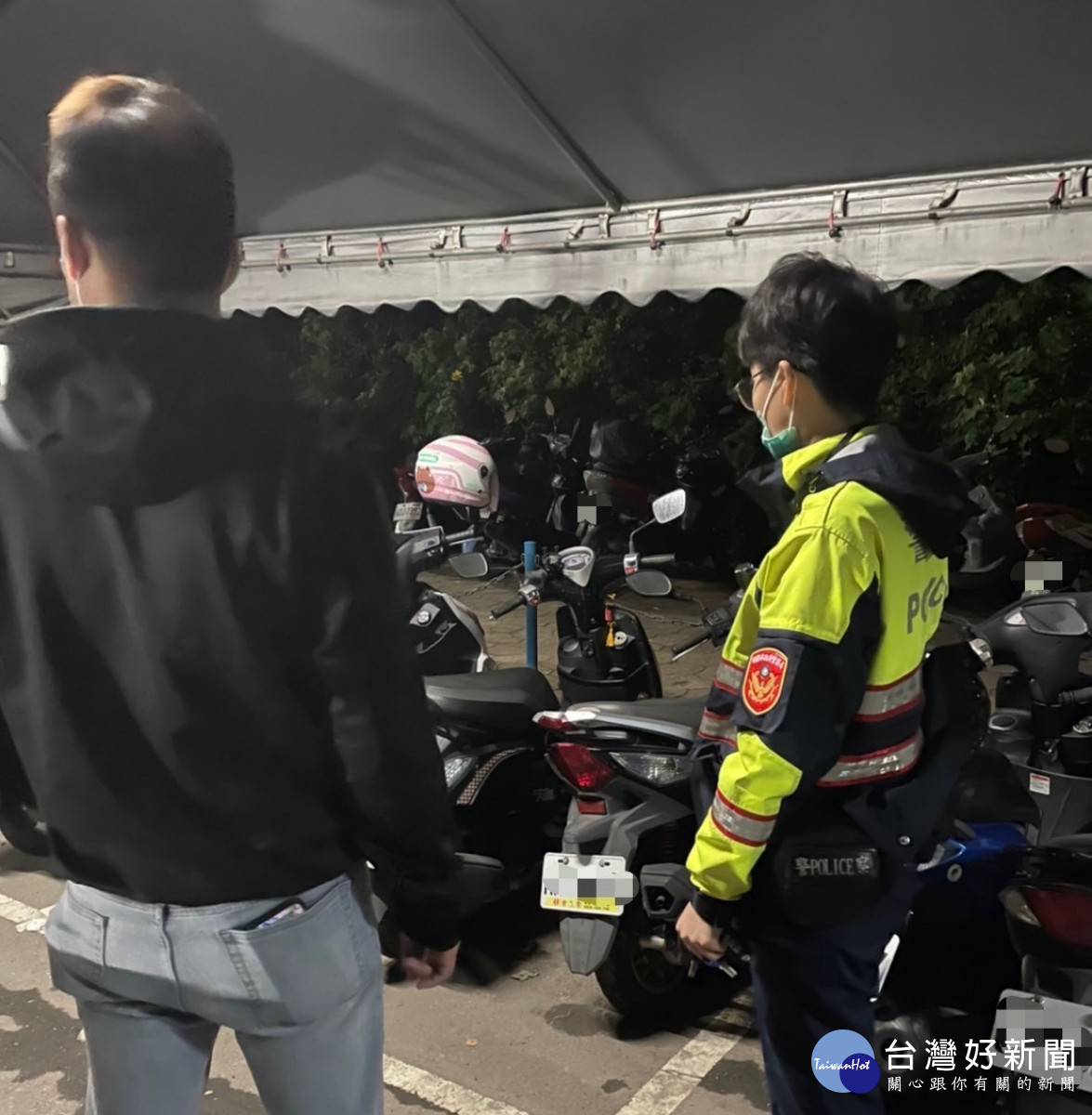 警方一番努力尋找，終於在埔心後火車站收費停車場內找回民眾之車輛<br />
<br />
