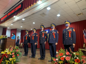 雲林縣警局今天舉辦主任秘書、督察長及分局長交接典禮／陳致愷翻攝