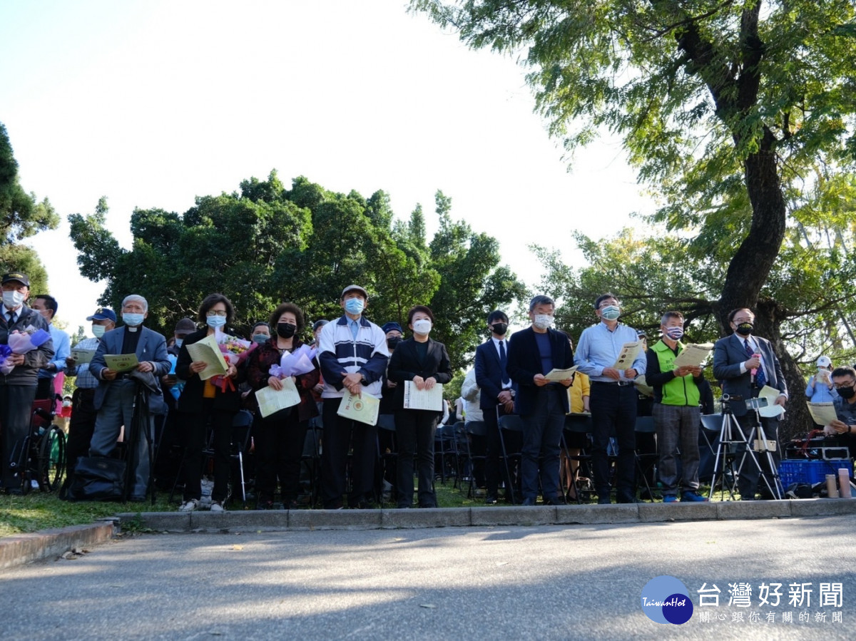 台中公義行動教會於台中公園更樓前舉辦228追思紀念禮拜