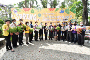 第二屆商品化組合盆栽暨園藝療育義賣會3/12-13田尾公路花園登場。圖／記者鄧富珍攝