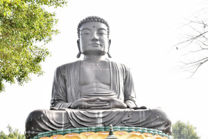 彰化八卦山大佛修復工程重新啟動。圖／記者鄧富珍攝