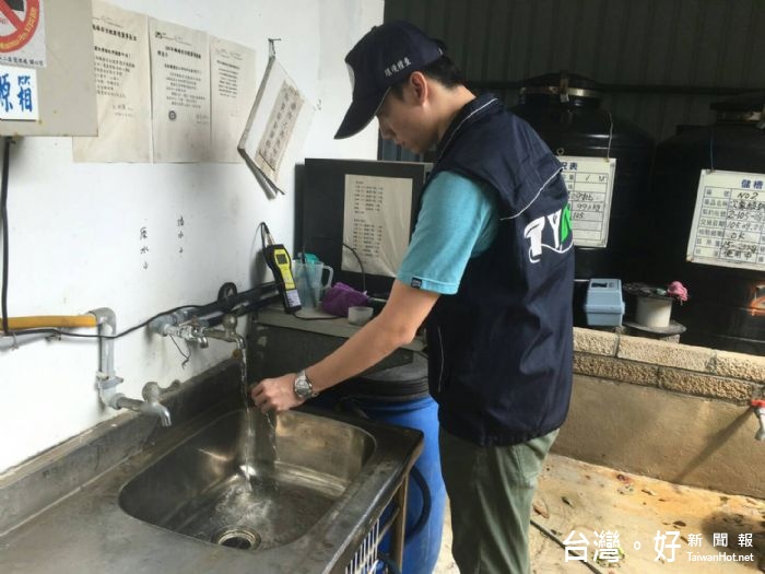 梅姬颱風過境，環保局加強飲用水安全把關。 