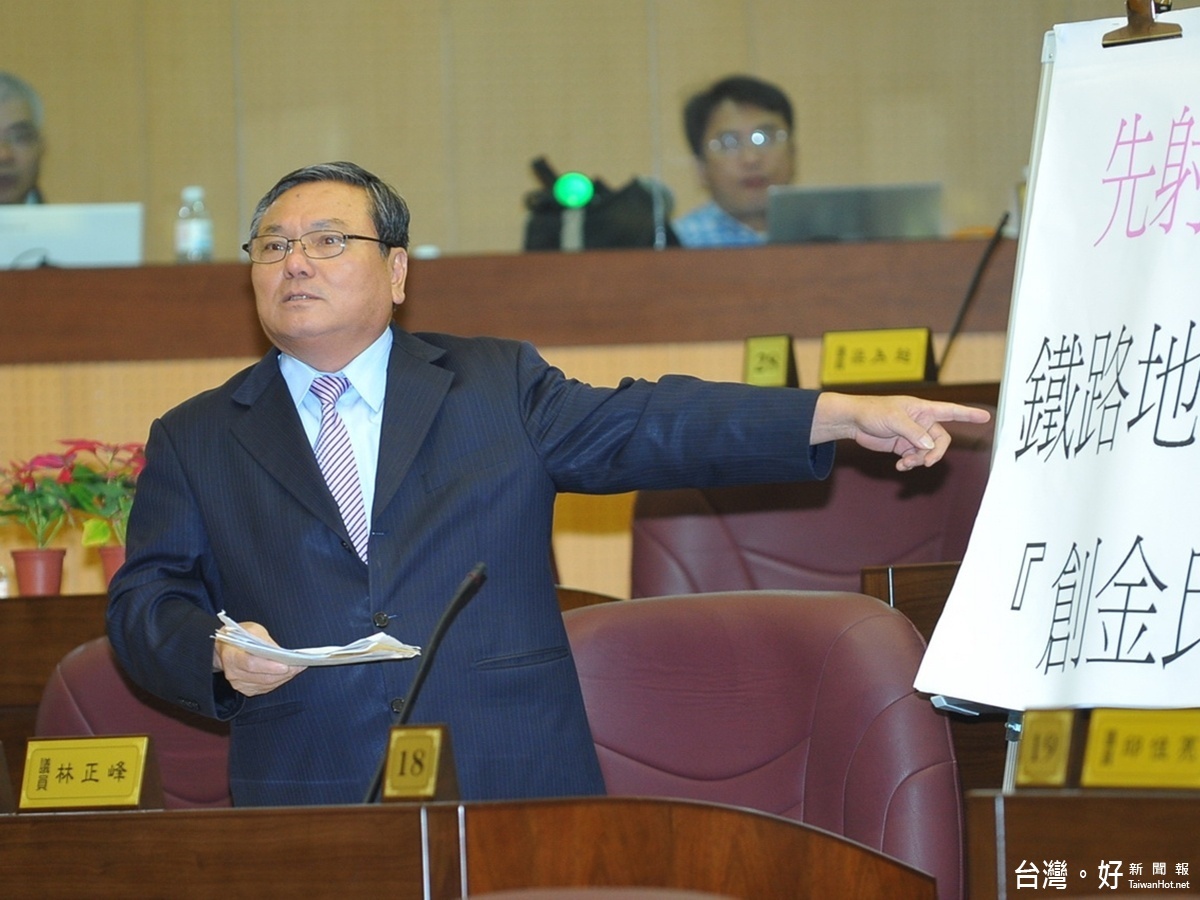 龜山區市議員林正峰以七張大字報,抨擊桃園市政府施政不當