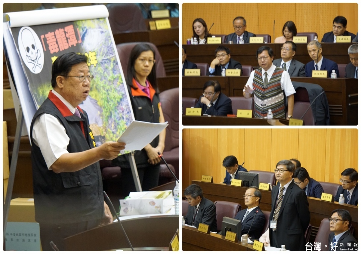 龍潭沉痾久懸未決,桃園市議員閻中傑要求市府協助處理。