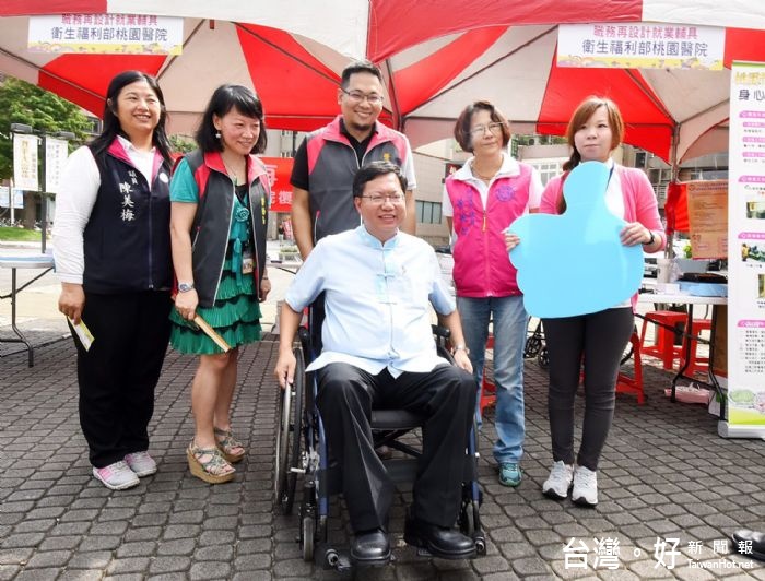 鄭市長表示，市府致力建立身障者的友善生活環境、適當工作環境以及溫暖的城市環境。