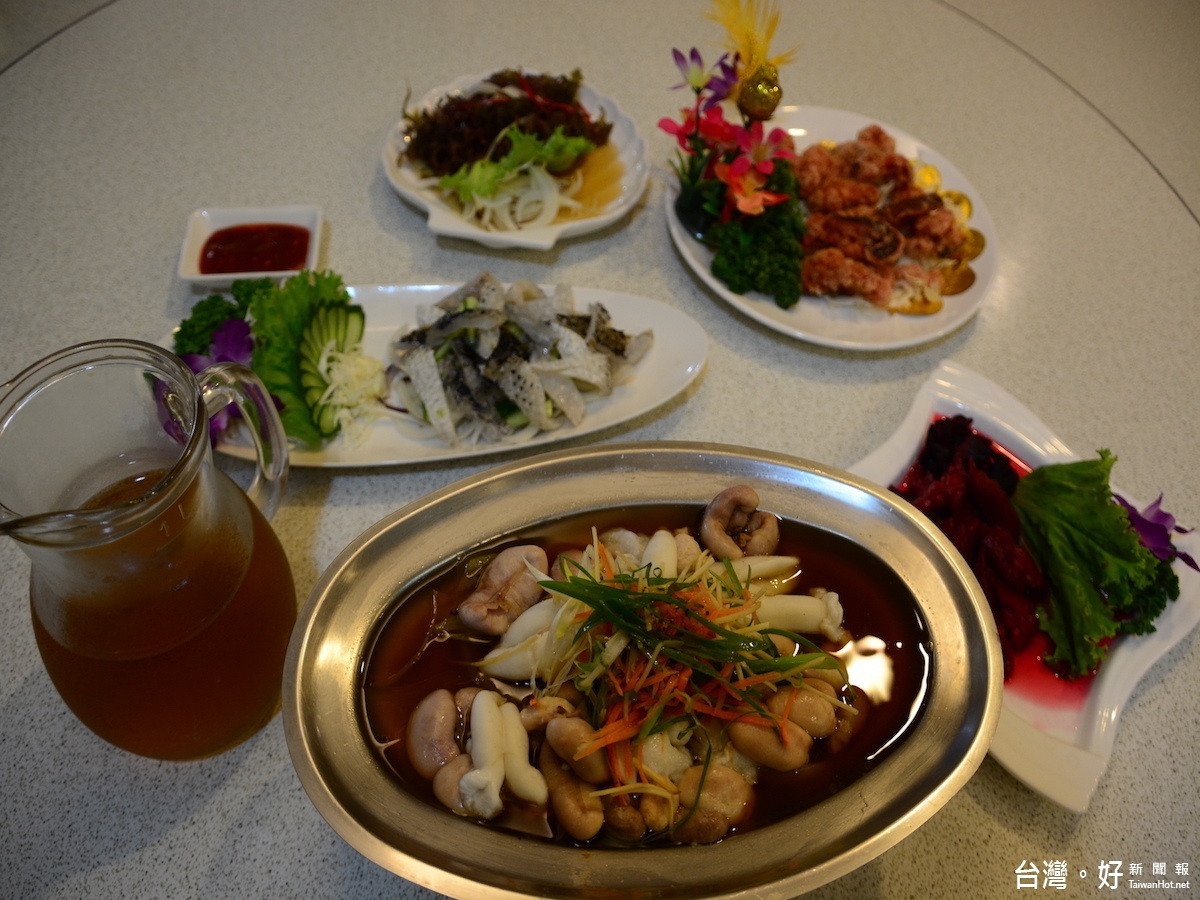 澎湖空運到台南海產烹煮海鮮河豚全料理、好吃又是是平民價位。