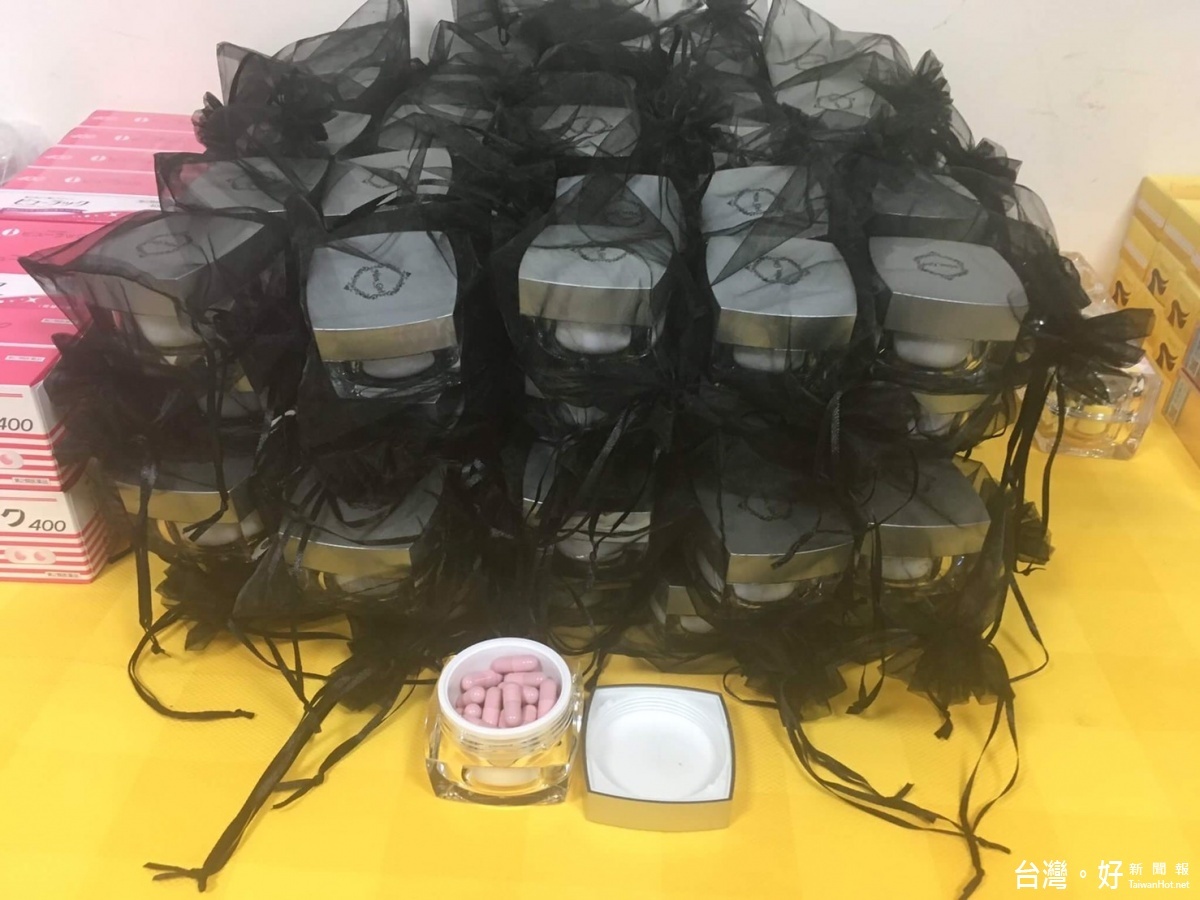 五名男女涉嫌販賣黑心減肥藥牟利，每盒三十顆，售價三千元。