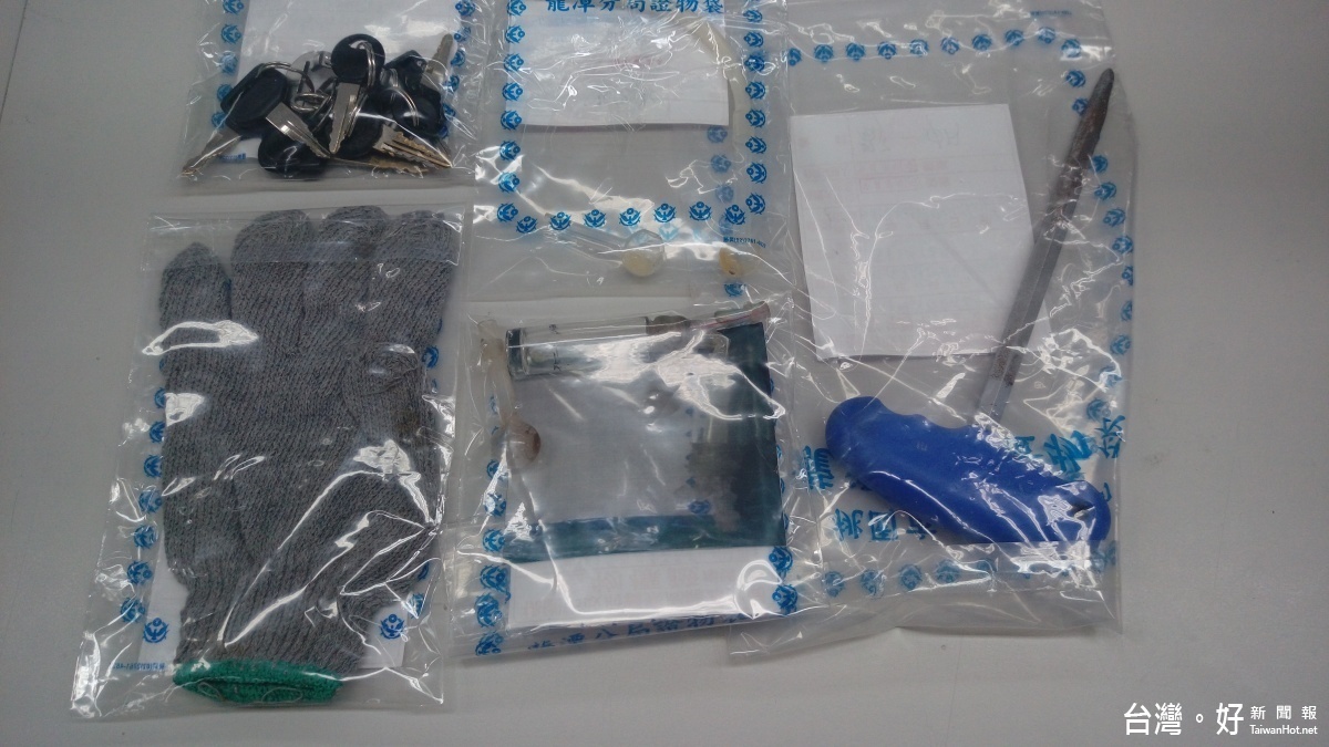 龍潭警方逮捕竊犯鄒嫌,另仍持續追查有無共犯或涉及其他相關竊盜案件。