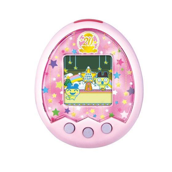 日本萬代(Bandai)推出一款〝Tamagotchi m!x 20th Anniversary m!x ver〞,為「電子雞」玩具歡慶20歲生日。(圖/Bandai)