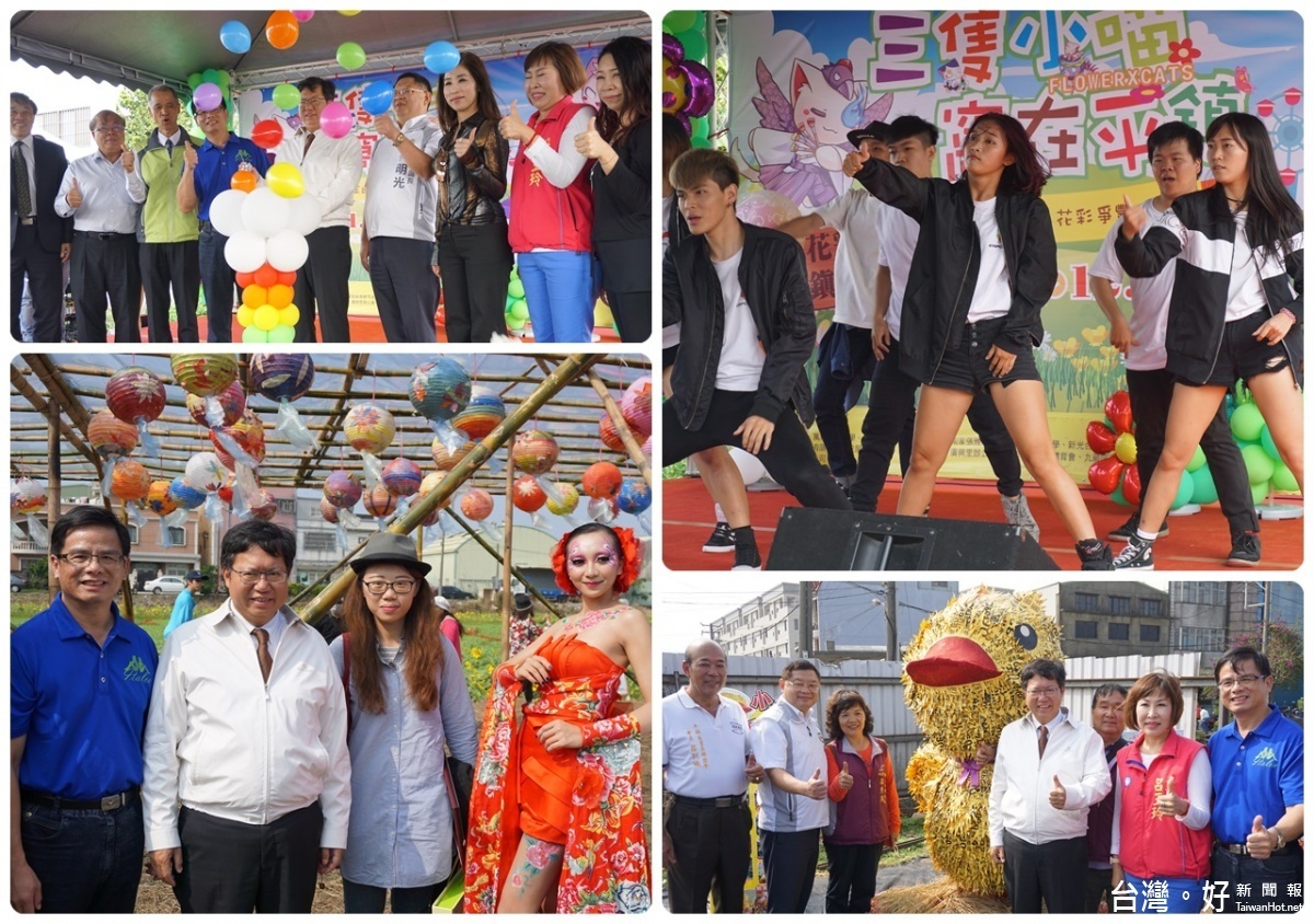 105年桃園市第二屆花彩節的壓軸場次~「平鎮花彩節」盛大登場。