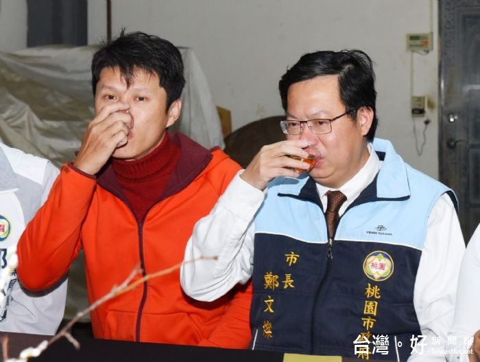 鄭市長表示,市府積極發展「小而強、小而美」的農業,推動「智慧茶園」、行銷草花、推動轉作雜糧政策,讓桃園農業發展得更好。