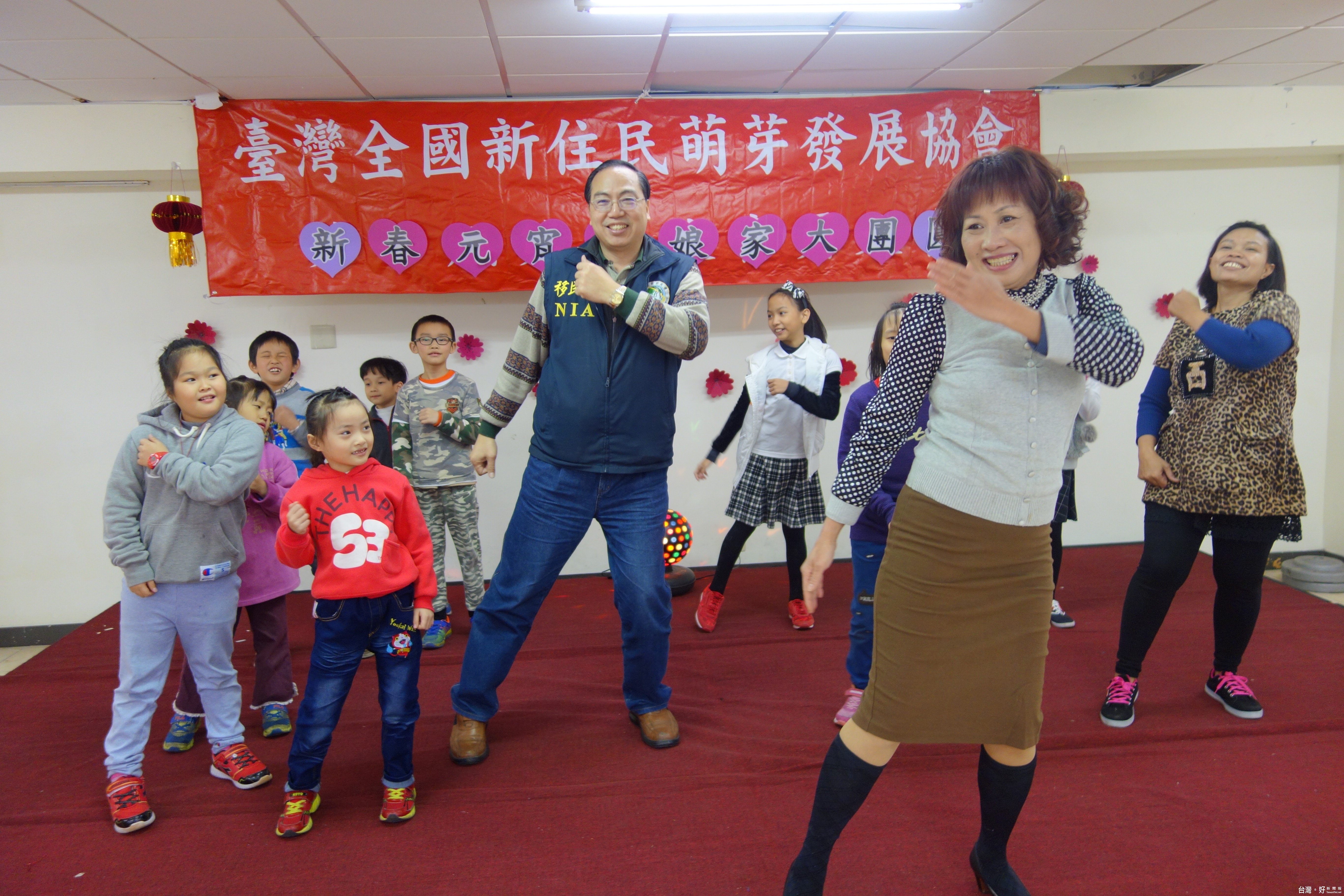 臺灣全國新住民萌芽發展協會,安排熱鬧歡慶的「新春元宵慶團圓」活動。