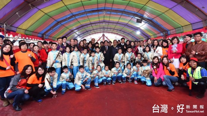 桃園市長鄭文燦出席「新明國小老舊校舍整建工程」動土典禮。