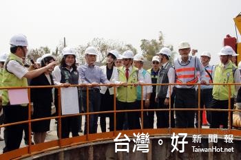 看不見的建設更用心 涂市長陪同林全院長視察污水系統