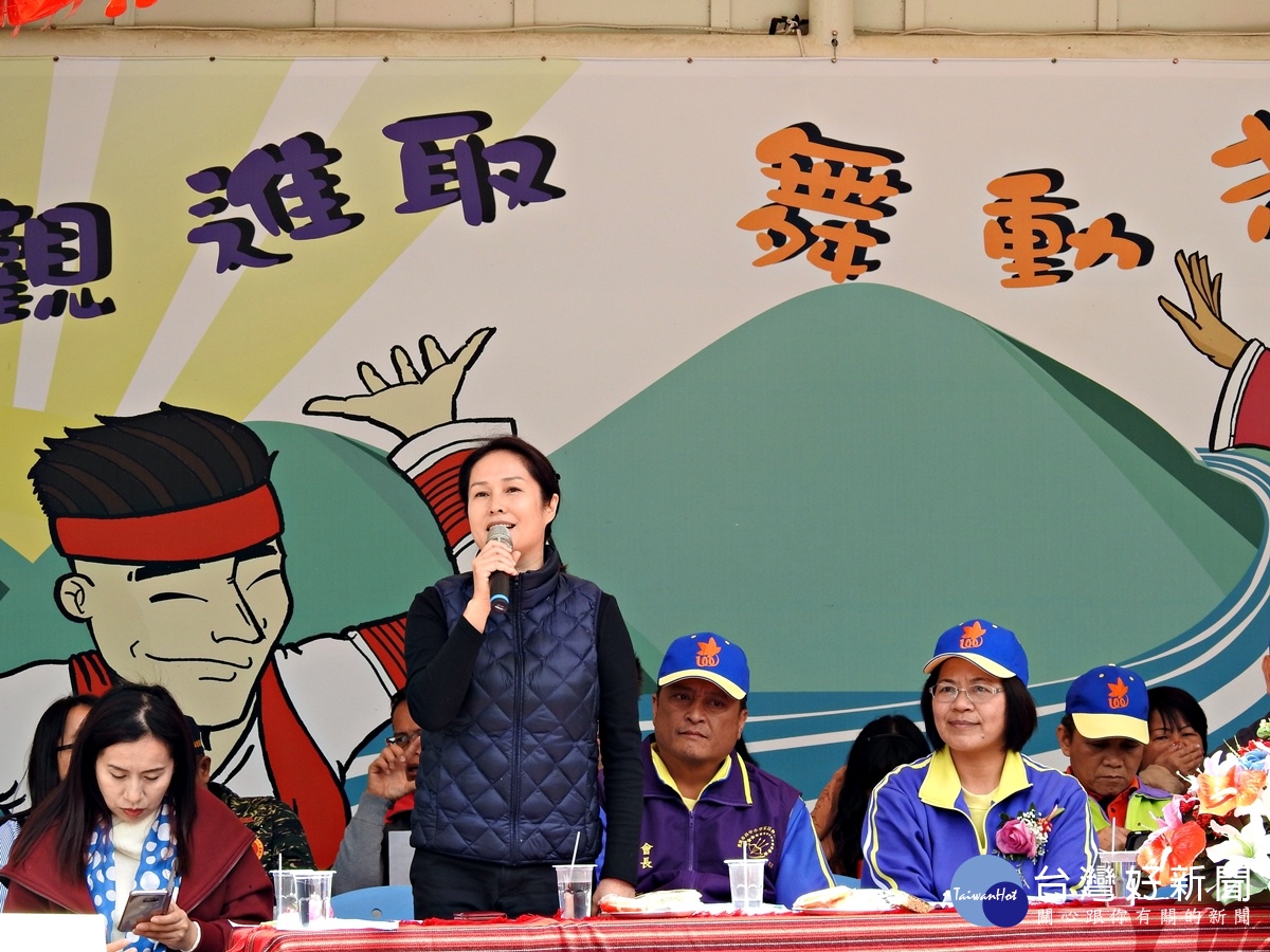 三光國小百年校慶,立委高金素梅致詞祝學校生日快樂