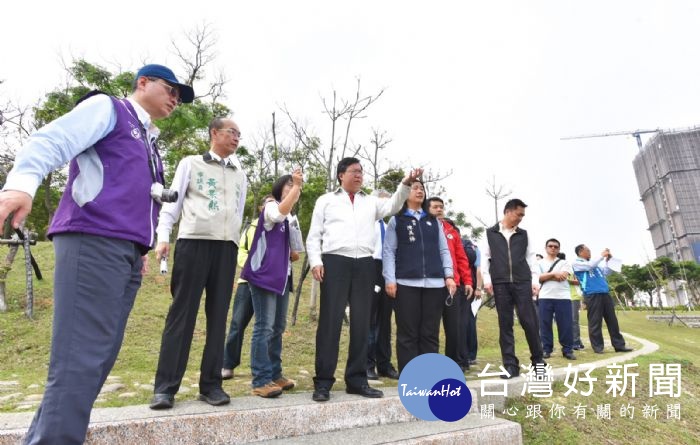 鄭市長表示，發展風禾公園成為可舉辦各項活動的「風禾劇場」，提升風禾公園使用率。