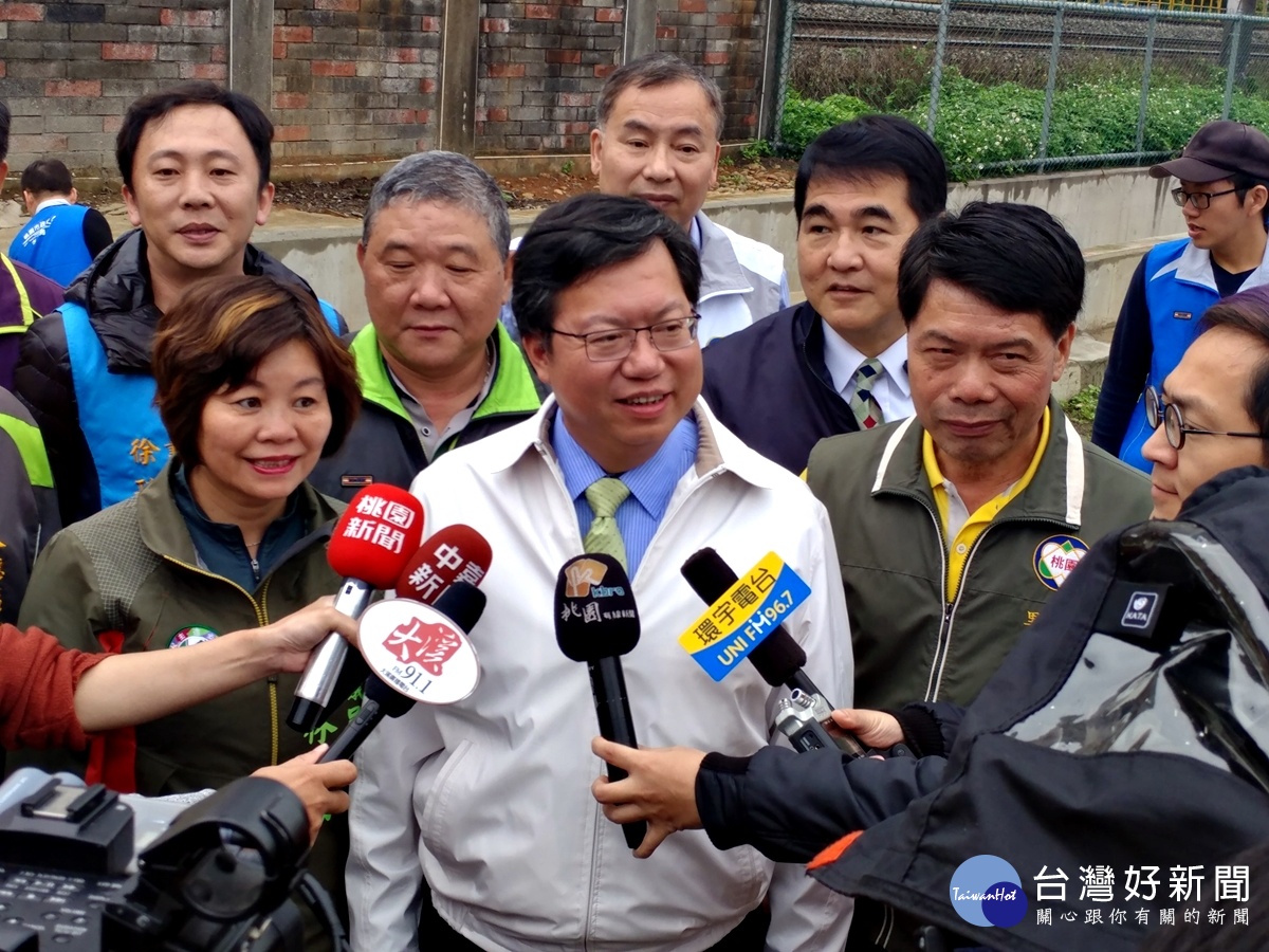克服萬難高城雨水下水道啟用,鄭文燦市長表示,如今完工後將改善高城社區長期以來積淹水的問題