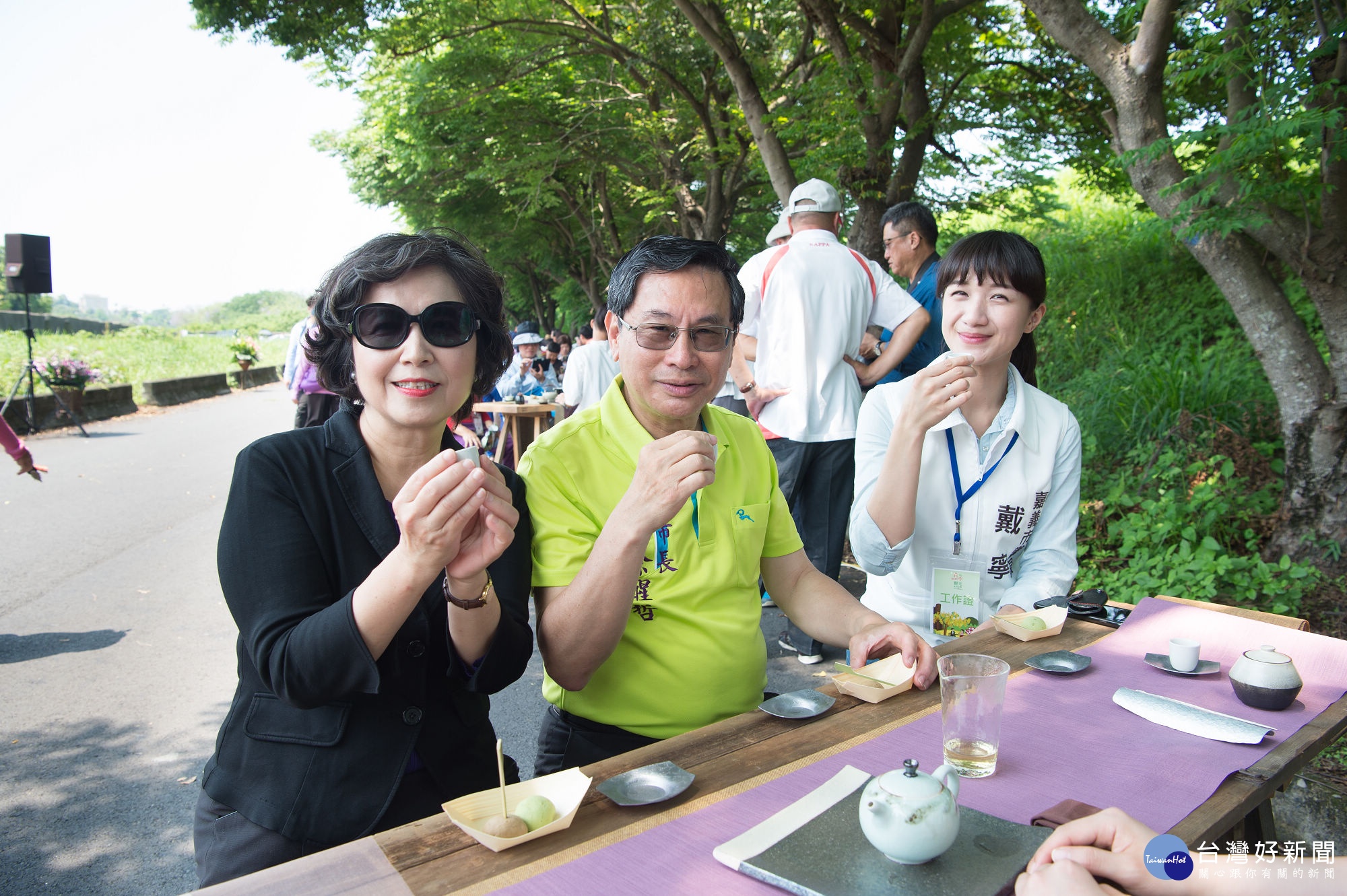 涂市長體驗森鐵賞花遊程，全台獨嘉 