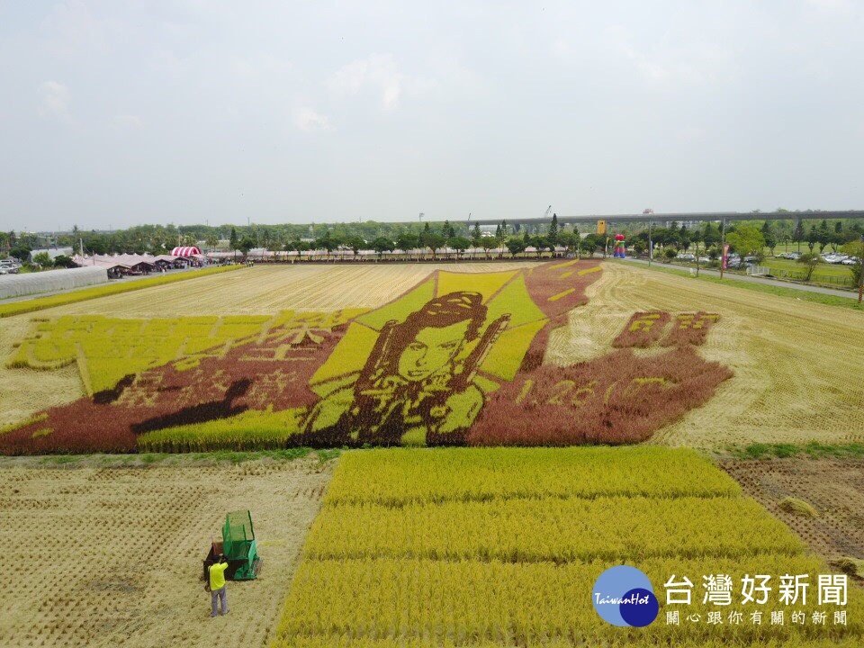 屏東熱帶農業博覽會，割稻競賽慶豐收。（圖／屏東縣政府觀光傳播處提供）
