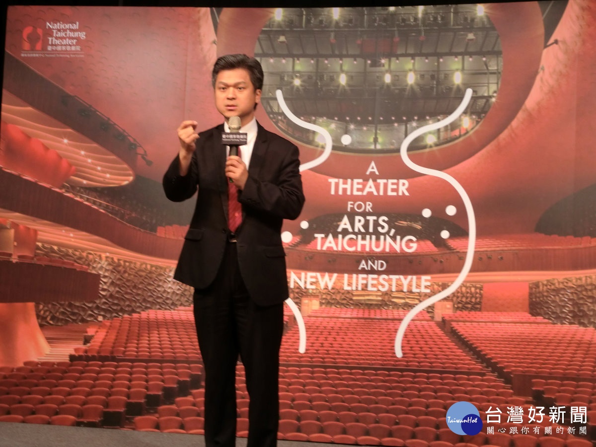 中市教育局長彭富源表示，這一次《藝起愛樂》推廣音樂會，提供小朋友們與藝術真實交流的機會。（記者賴淑禎攝）