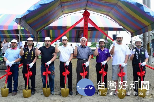 打造休憩好所在　東勢開安宮景觀工程啟動