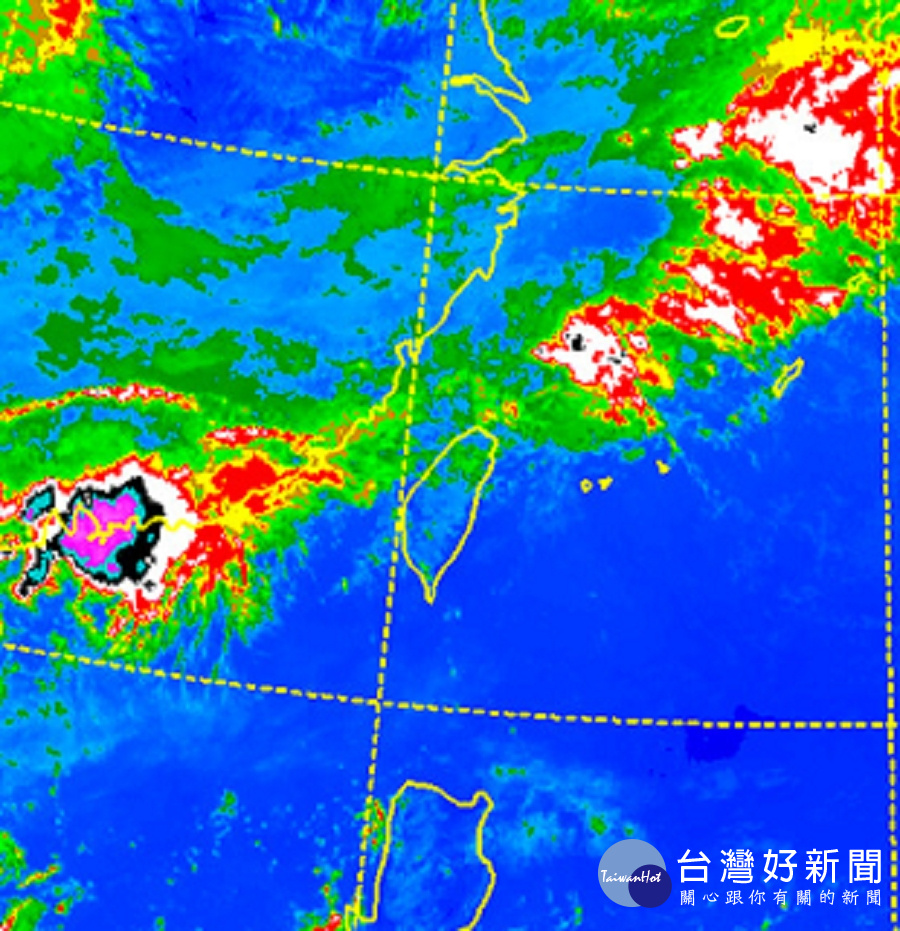 衛星雲圖（圖／中央氣象局提供）