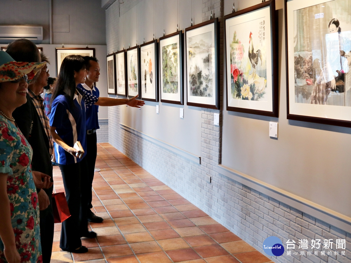 李奇茂教授駐館　　采風美術館揭牌開幕