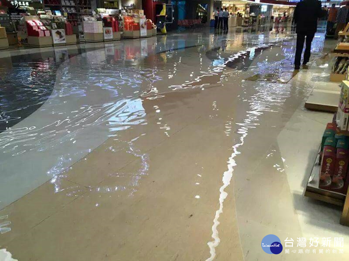 一場豪雨機場又淹水 改善機場防洪水準