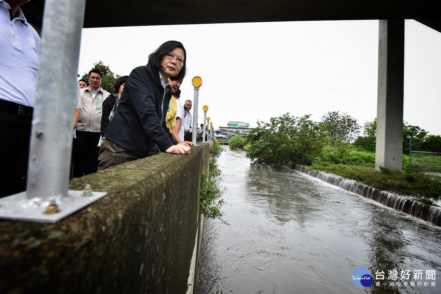 治水一次到位　蔡英文：經費不足由前瞻補足