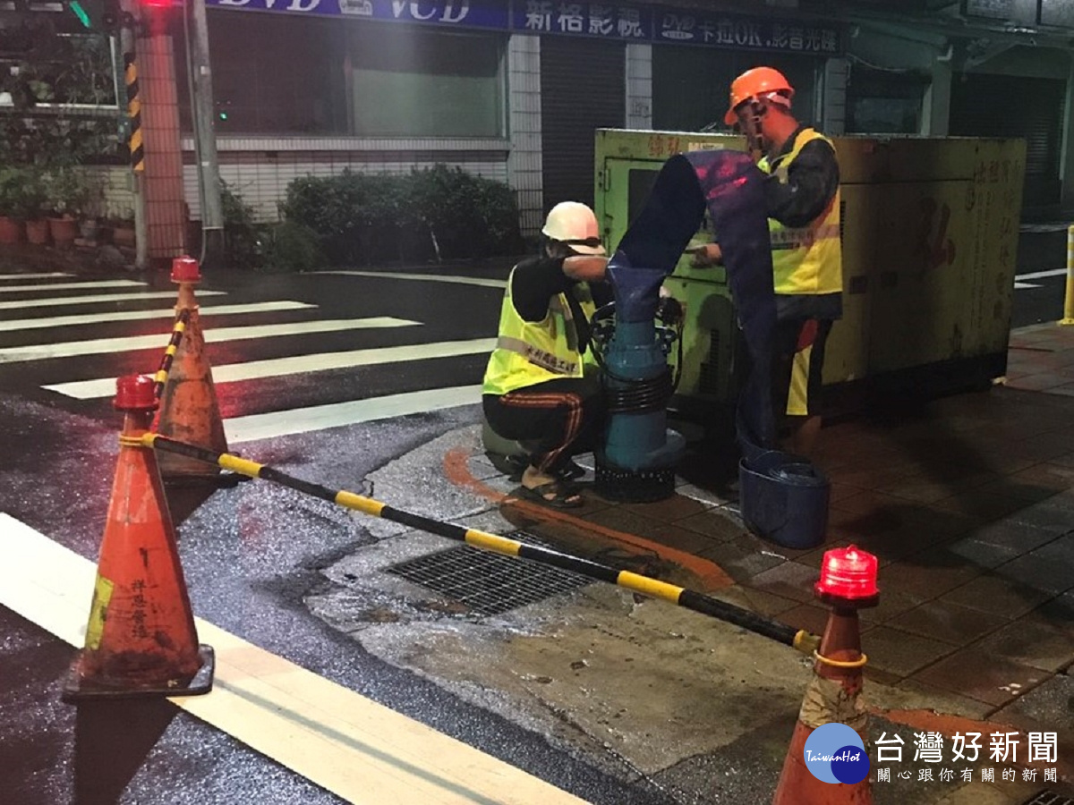 梅雨持續,機組就緒(圖/台北市政府工務局水利工程處提供)
