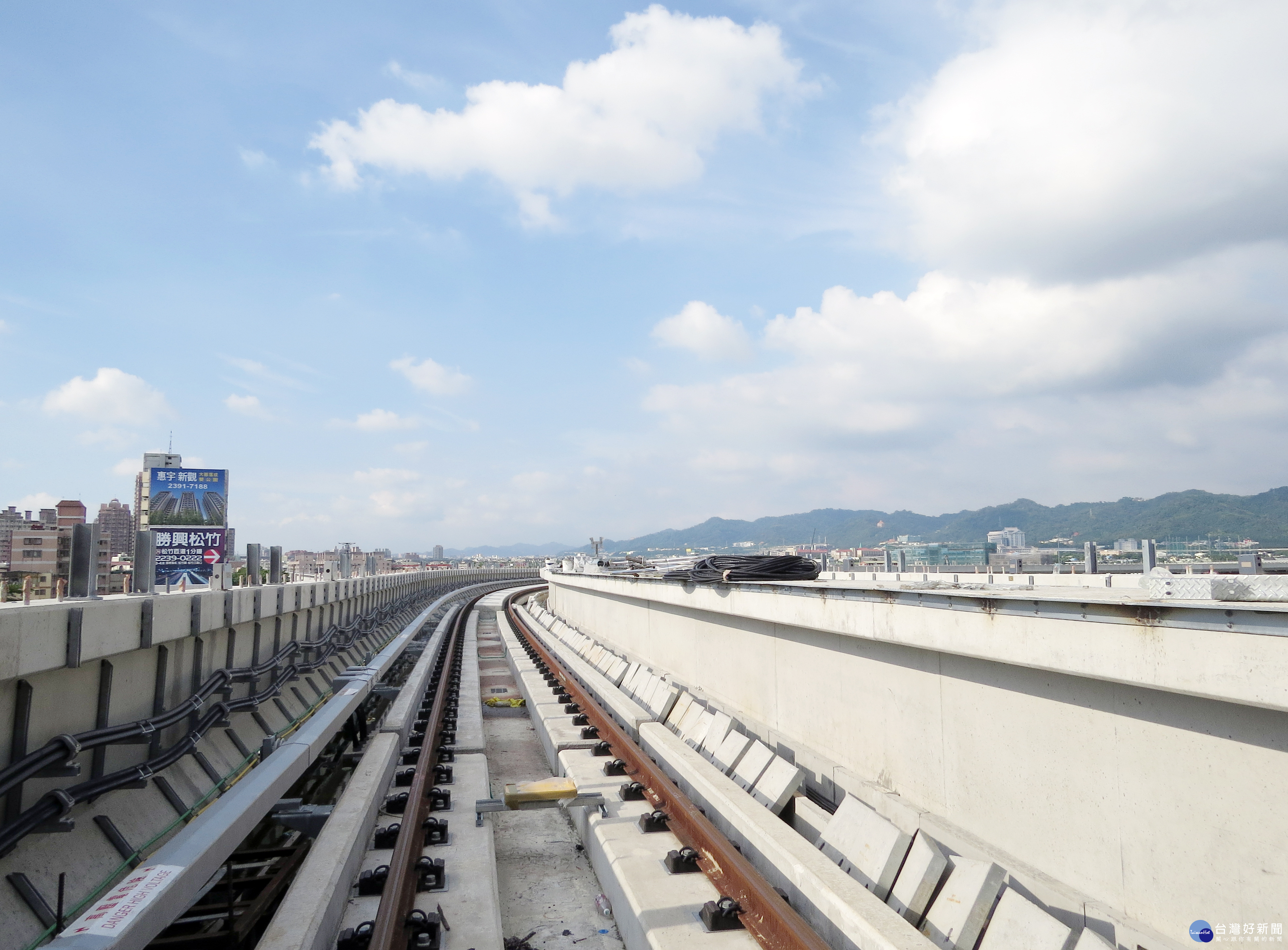 中捷綠線軌道鋪設完成暑假可見電車奔馳 蕃新聞