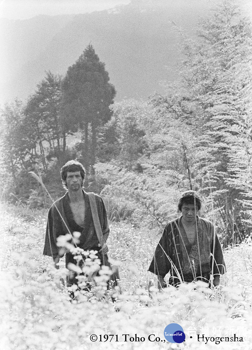 篠田正浩1971年《沈默》奠定大師之筆,迥異於原著的異色翻拍。(圖/高雄市政府文化局提供)