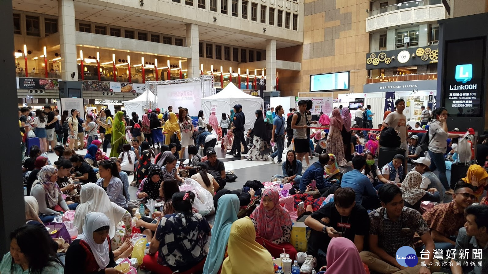 伊斯蘭教開齋節，台北車站湧入5萬穆斯林