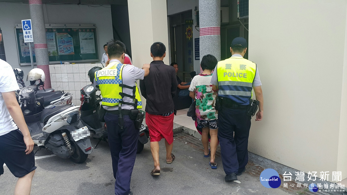 草湳所員警將梁姓女犯嫌(38歲)，谷姓男犯嫌帶回偵訊後，依竊盜罪、《毒品危害防制條例》移送地檢署偵辦。